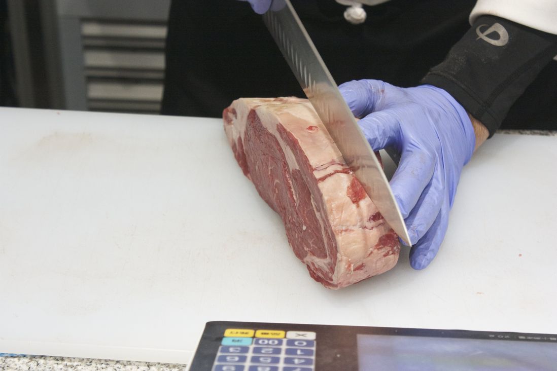 Steaks are cut to order<br>